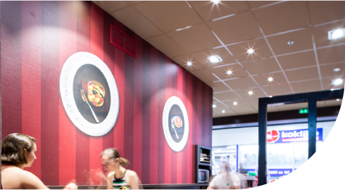 Rénovation éclairage restaurant