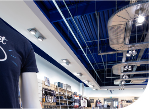 éclairage magasin et retail