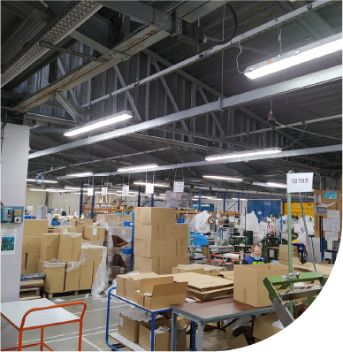 Travaux éclairage industrie